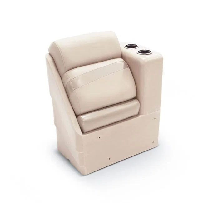 433059 – TAYLOR MADE Boat Seat, Lounge Seat Right Chaise Seat Non-Adjustable Non-Foldable 26 Inch Length x 17 Inch Wi...